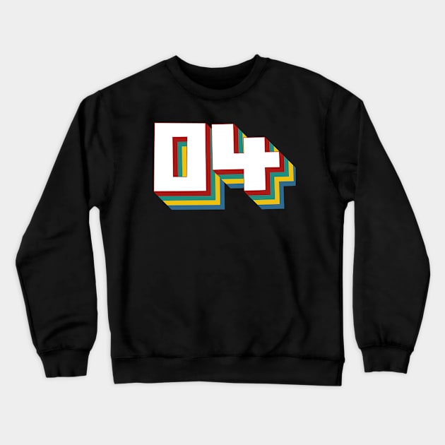 Number 4 Crewneck Sweatshirt by n23tees